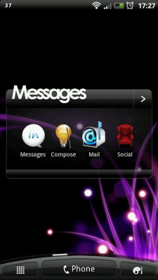 Screenshot of the application Sense 3 Messages - #7