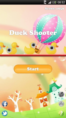 Screenshot of the application Duck Shooter - #7