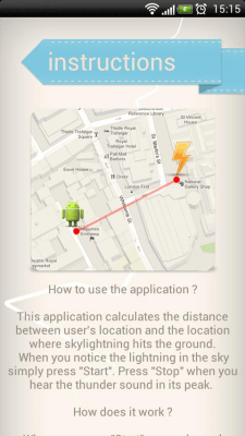 Screenshot of the application Lightning Meter - #2