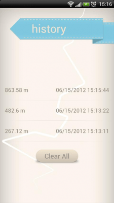 Screenshot of the application Lightning Meter - #3