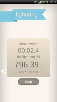 Screenshot of the application Lightning Meter - #5