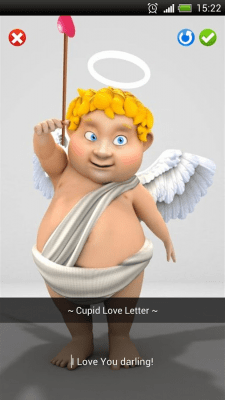 Screenshot of the application Cupid Love Letters - #2