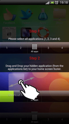 Screenshot of the application Transparent icons - #4