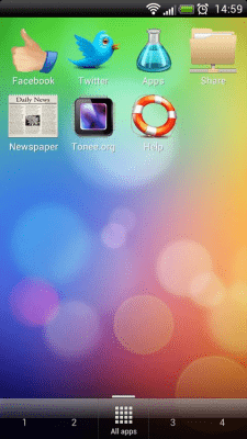 Screenshot of the application Transparent icons - #5