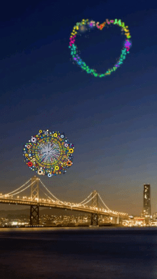 Screenshot of the application Fireworks Kids - #4