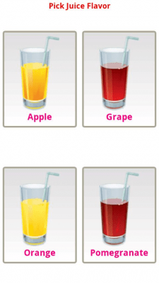 Screenshot of the application Juice Maker - #1