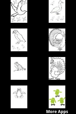 Screenshot of the application Bird Color Book - #2