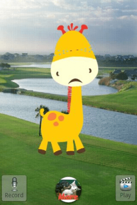 Screenshot of the application Talking Giraffe Dancer - #3