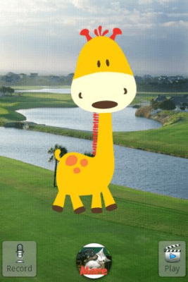 Screenshot of the application Talking Giraffe Dancer - #4