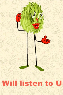 Screenshot of the application Talking Hairy Ball - #3