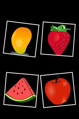 Screenshot of the application Learn Fruits - #2