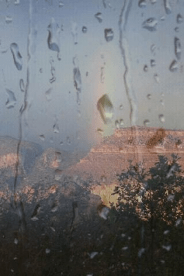 Screenshot of the application Rainbow Rainfall - #3