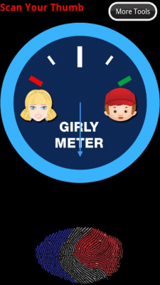 Screenshot of the application Girly Meter - #4