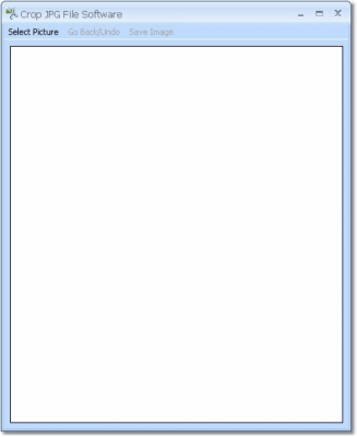 Screenshot of the application Crop JPG File - #1