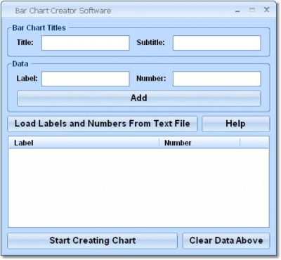 Screenshot of the application Bar Chart Creator - #1