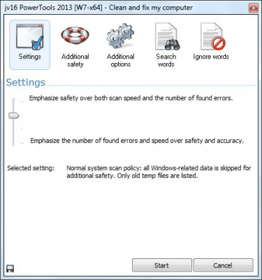 Screenshot of the application jv16 PowerTools - #3