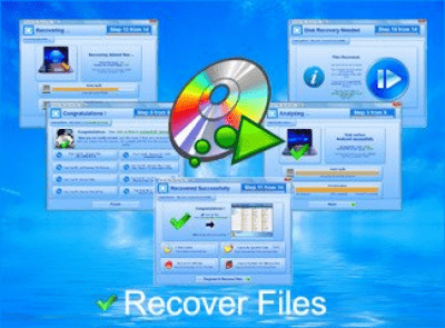 Screenshot of the application Recover Files from CD DVD Blu Ray - #1