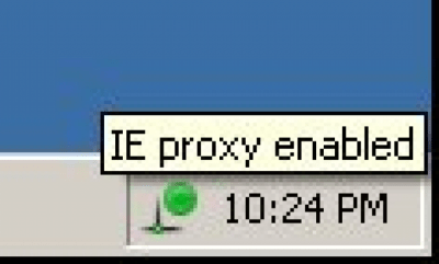 Screenshot of the application IE Proxy Toggle - #1