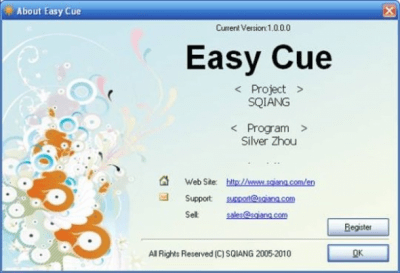 Screenshot of the application Easy Cue Editor - #1