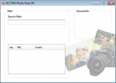 Screenshot of the application Crw Photo Fixer - #1