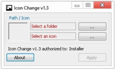 Screenshot of the application Icon Change - #1