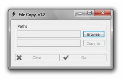 Screenshot of the application File Copy - #1