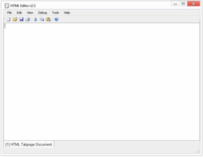 Screenshot of the application HTML Editor - #1