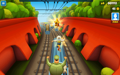 Screenshot of the application Subway Surfers - #1