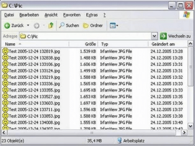 Screenshot of the application RenameJPG - #3