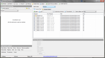 Screenshot of the application Advanced Renamer Portable - #1