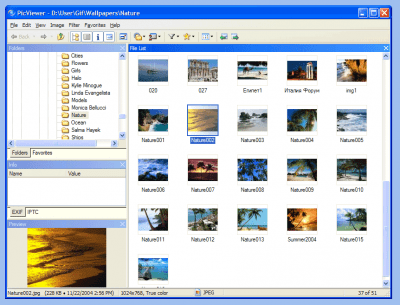 Screenshot of the application Anix PicViewer - #1