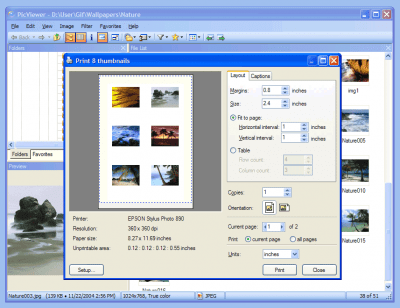 Screenshot of the application Anix PicViewer - #2