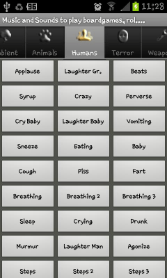 Screenshot of the application Cthulhu's Sounds Demo - #4