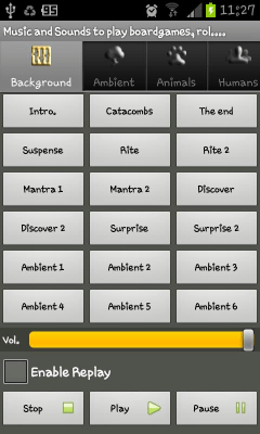 Screenshot of the application Cthulhu's Sounds Demo - #7