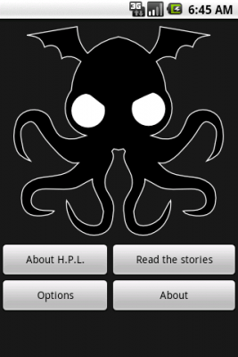 Screenshot of the application Lovecraft Fan - #2
