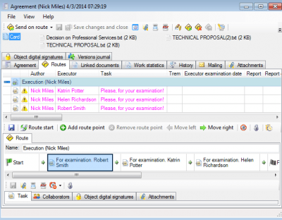 Screenshot of the application FossLook electronic document management platform - #22