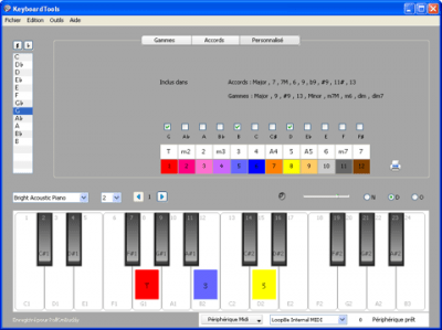 Screenshot of the application KeyboardTools - #1