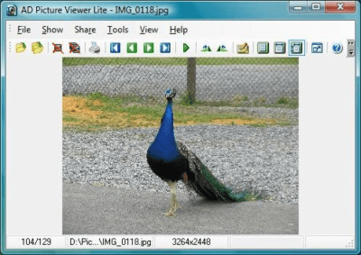 Screenshot of the application AD Picture Viewer Lite - #1