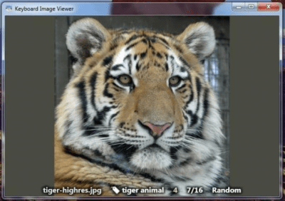 Screenshot of the application Keyboard Image Viewer - #1