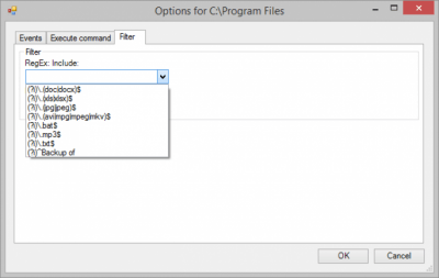 Screenshot of the application Folder Monitor - #6