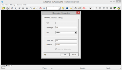 Screenshot of the application AutoDWG DXF Viewer - #3