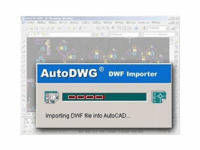 Screenshot of the application DWF to DWG Converter - #1