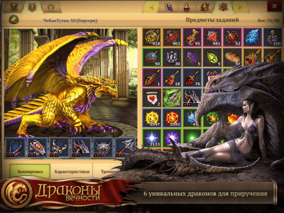 Screenshot of the application Dragons of Eternity - #3