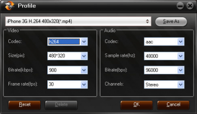 Screenshot of the application Aunsoft Video Converter - #4