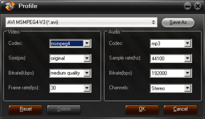 Screenshot of the application Aunsoft MKV Converter - #4
