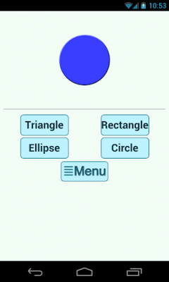 Screenshot of the application learn shapes for kids - #3