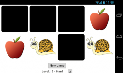 Screenshot of the application memory games for toddlers - #1