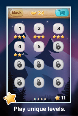 Screenshot of the application Letter Crush - #3