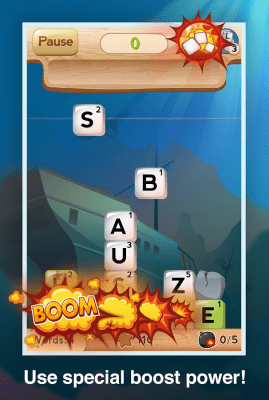 Screenshot of the application Letter Crush - #4