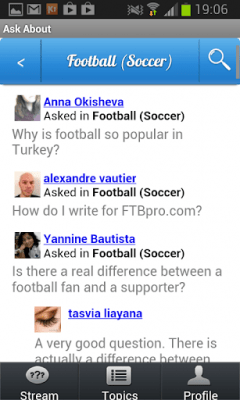 Screenshot of the application Ask A Question - #7
